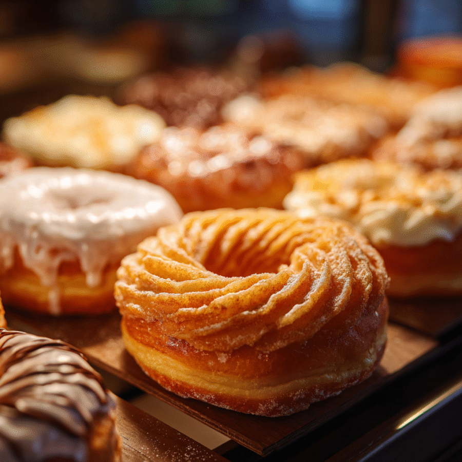 French Cruller – The Fluffy Donut with a French Twist bakery french cruller display
