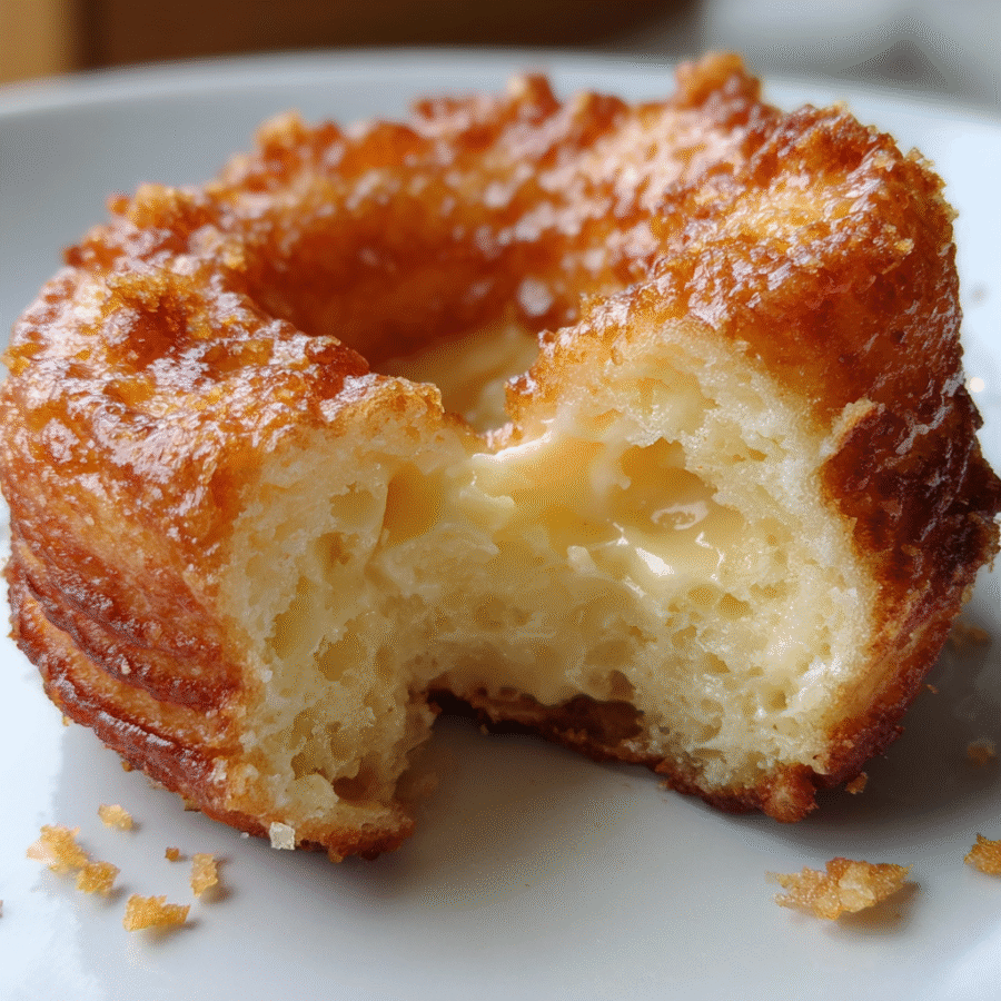 French Cruller – The Fluffy Donut with a French Twist french cruller inside texture