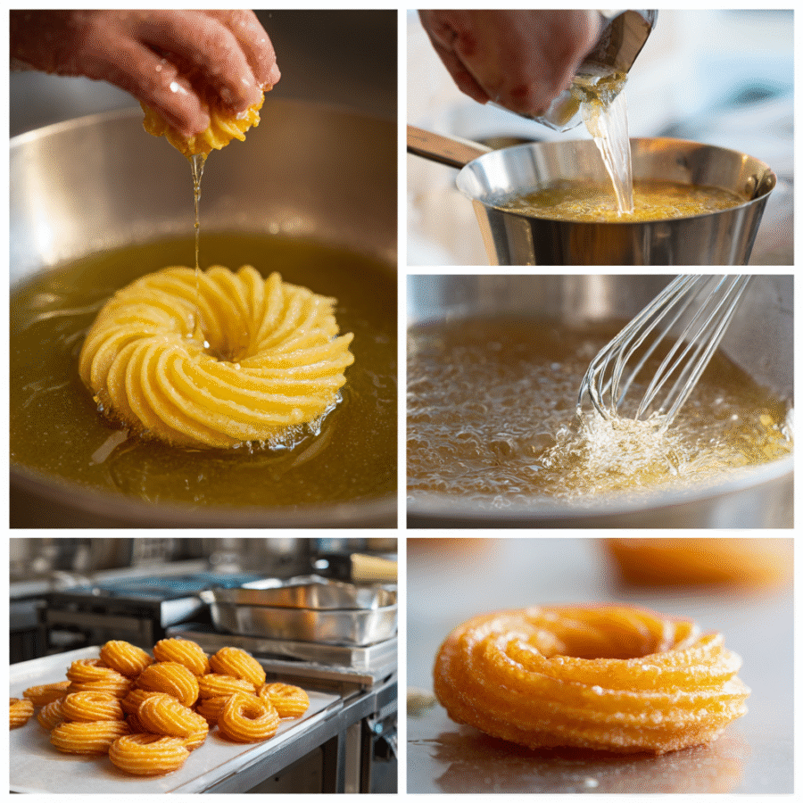 French Cruller – The Fluffy Donut with a French Twist french cruller making process