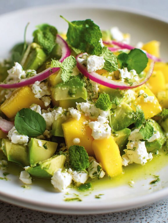 Mango Avocado Feta Salad – A Tropical Twist Worth Trying image 5