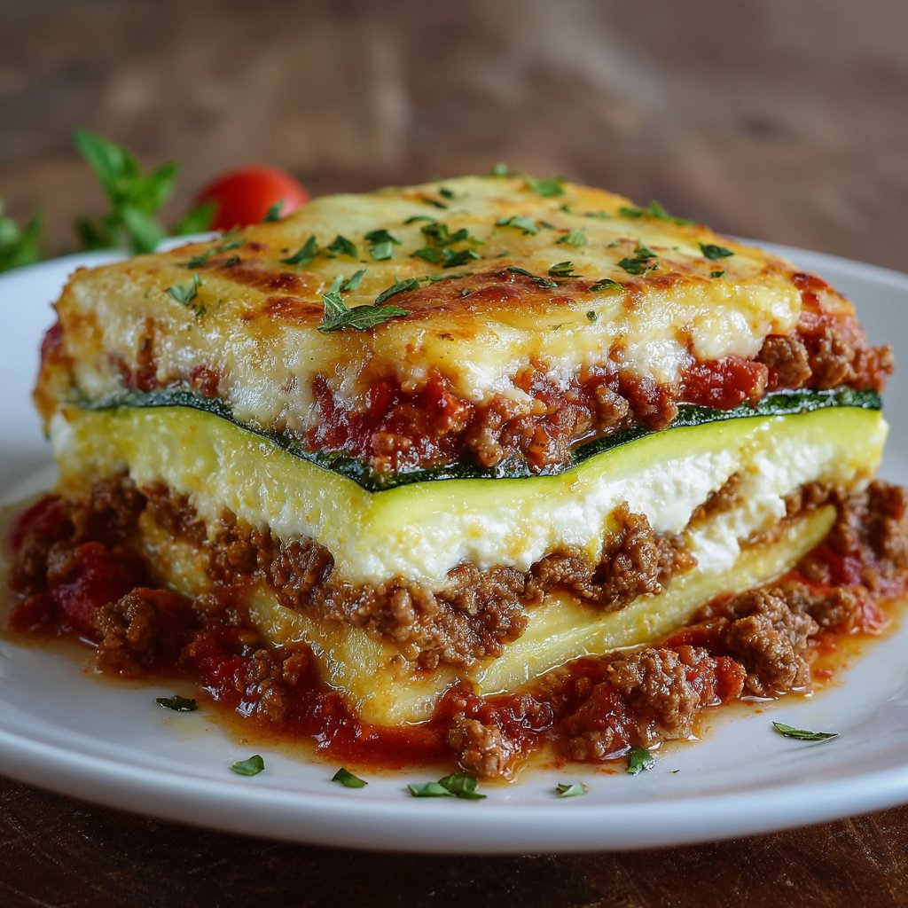 Zucchini Lasagna Recipe – A Healthy and Delicious Low-Carb Dinner