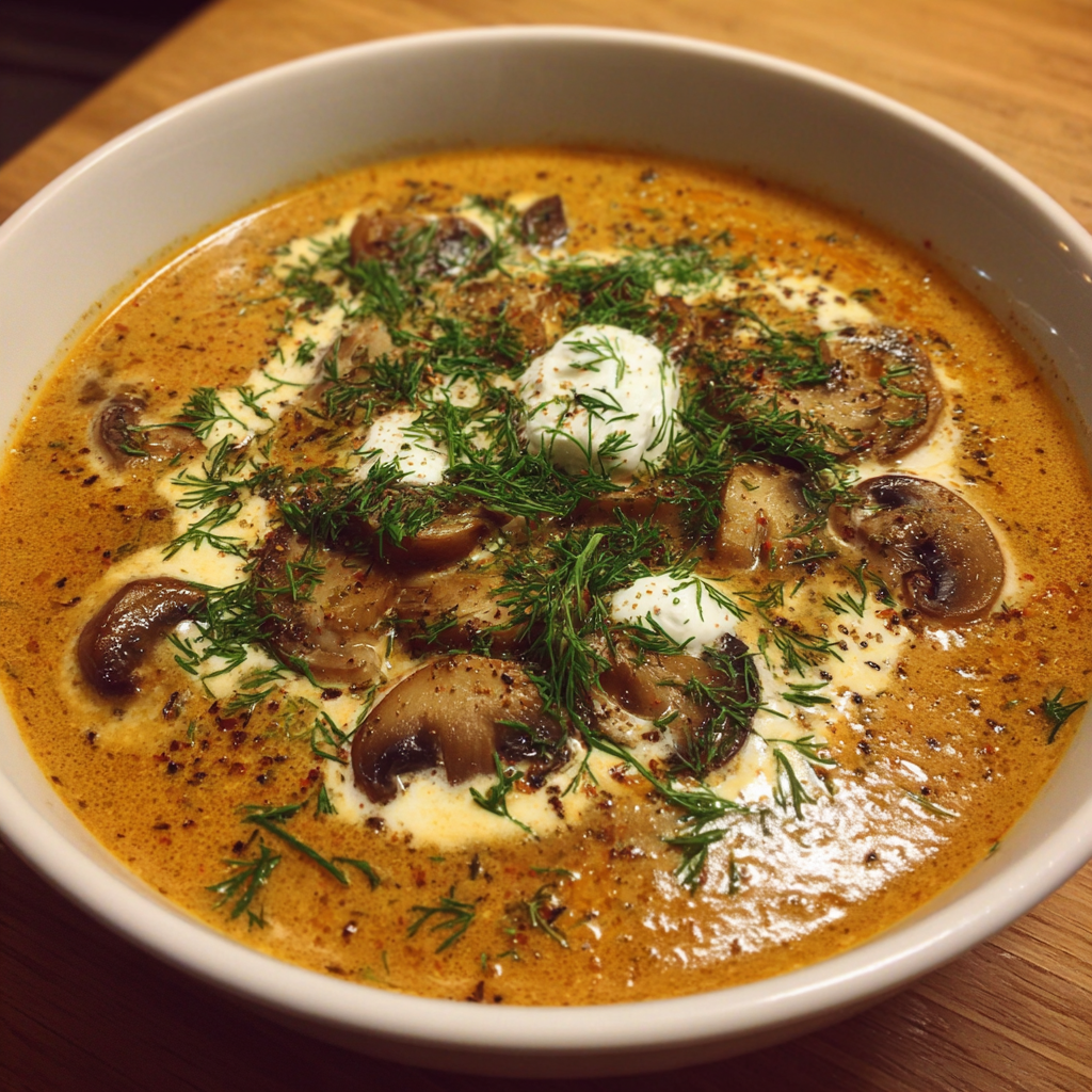 Hungarian Mushroom Soup Comparison with Similar Recipes
