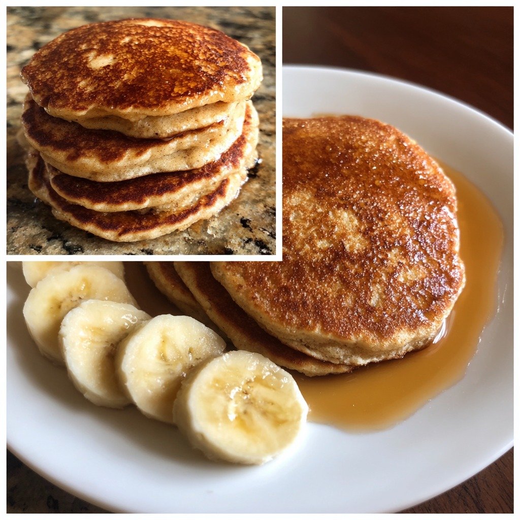 Fluffy Whole Wheat Banana Pancakes 2 Fluffy Whole Wheat Banana Pancakes